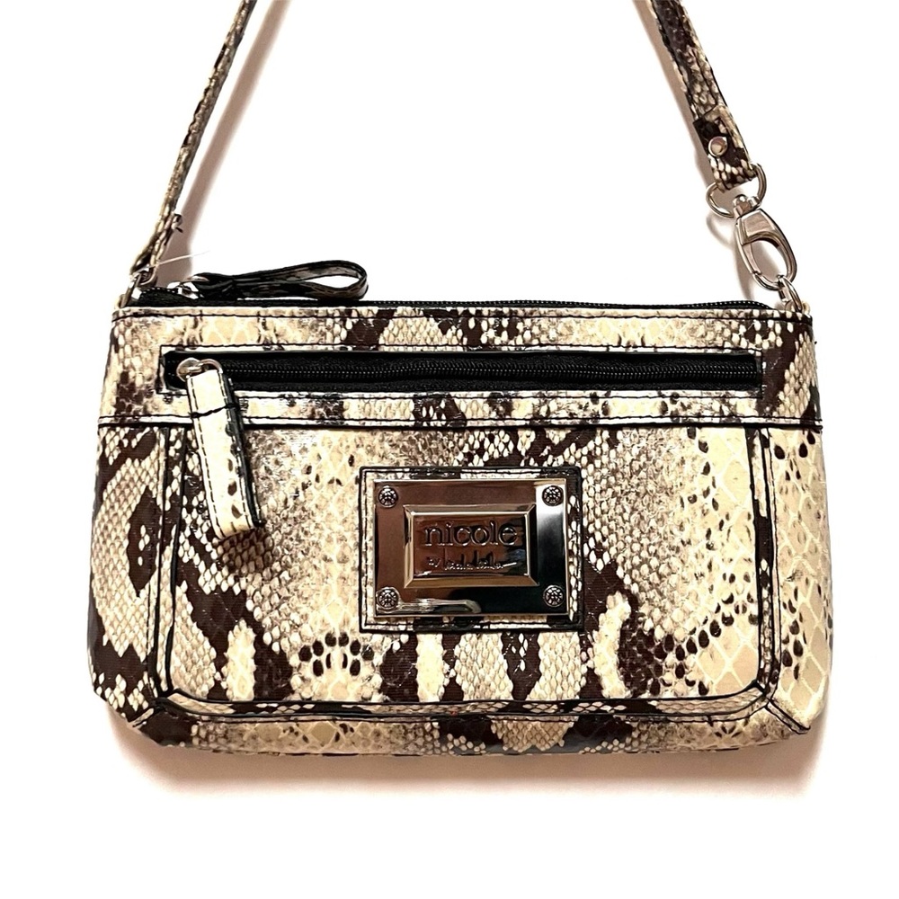 Nicole Miller Snake Print Clutch